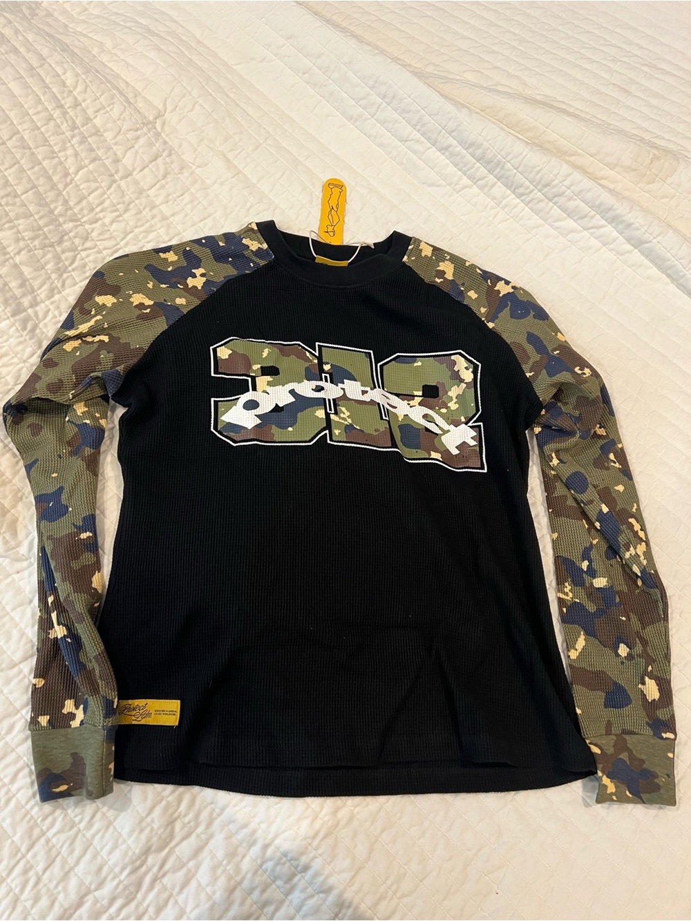 Protect London Black Camo Waffle Long Sleeve
Size S
Brand new with tags